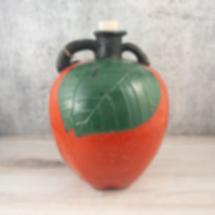 1920s Painted White House Apple Cider Vinegar Jug