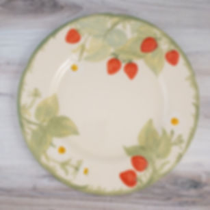 Vintage "Strawberry Fair" Salad Plate  By Franciscan 0325