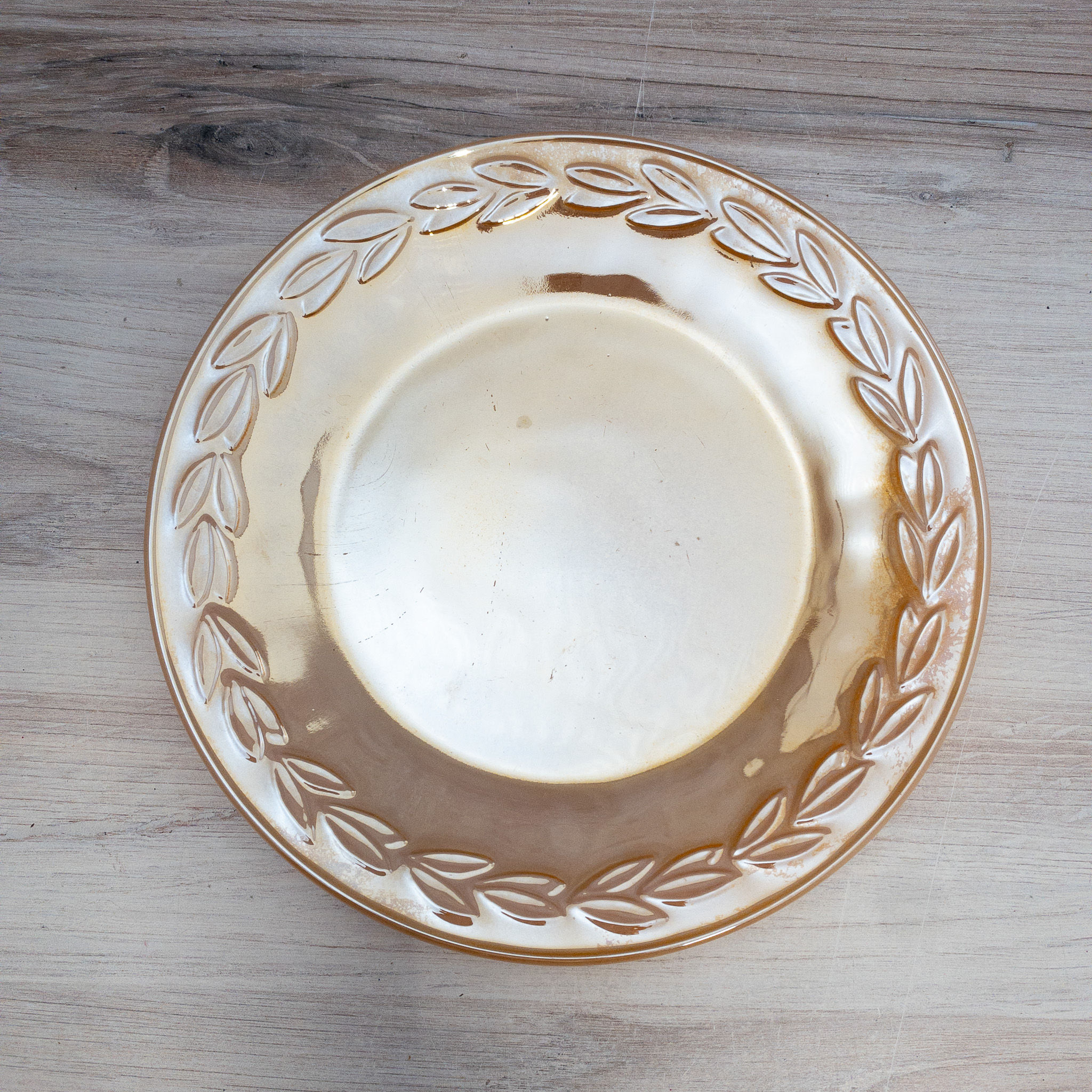 1960s Fire King Laurel Plate
