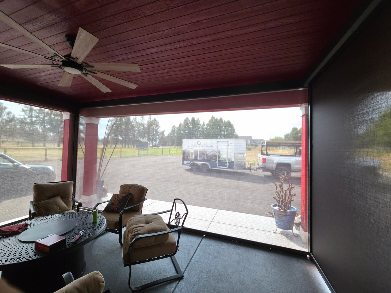 Exterior solar shade project