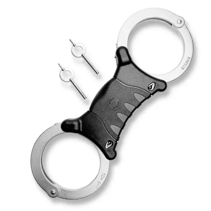 TCH Rigid Cuffs with Dual Key Hole, Nickel Colour