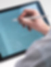 Writing on Tablet
