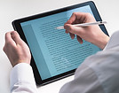 Writing on Tablet