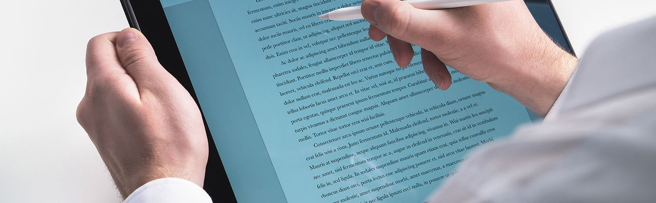 Writing on Tablet