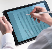 Writing on Tablet