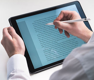 Writing on Tablet
