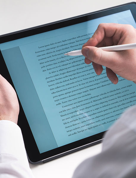 Writing on Tablet