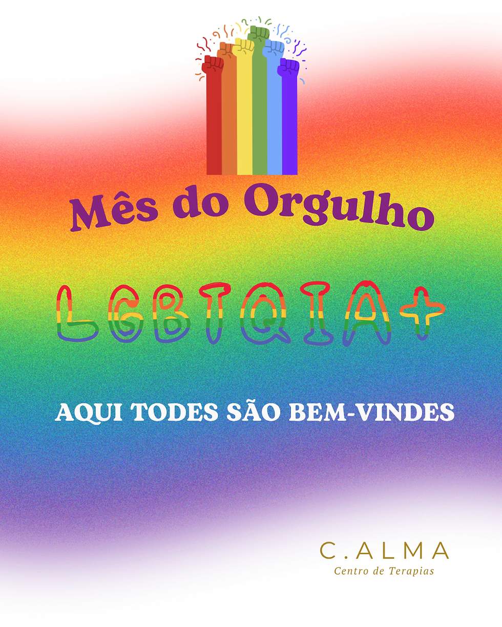 No C.ALMA temos o compromisso com a inclusão, o amor e o acolhimento de todas as formas de ser e sentir.