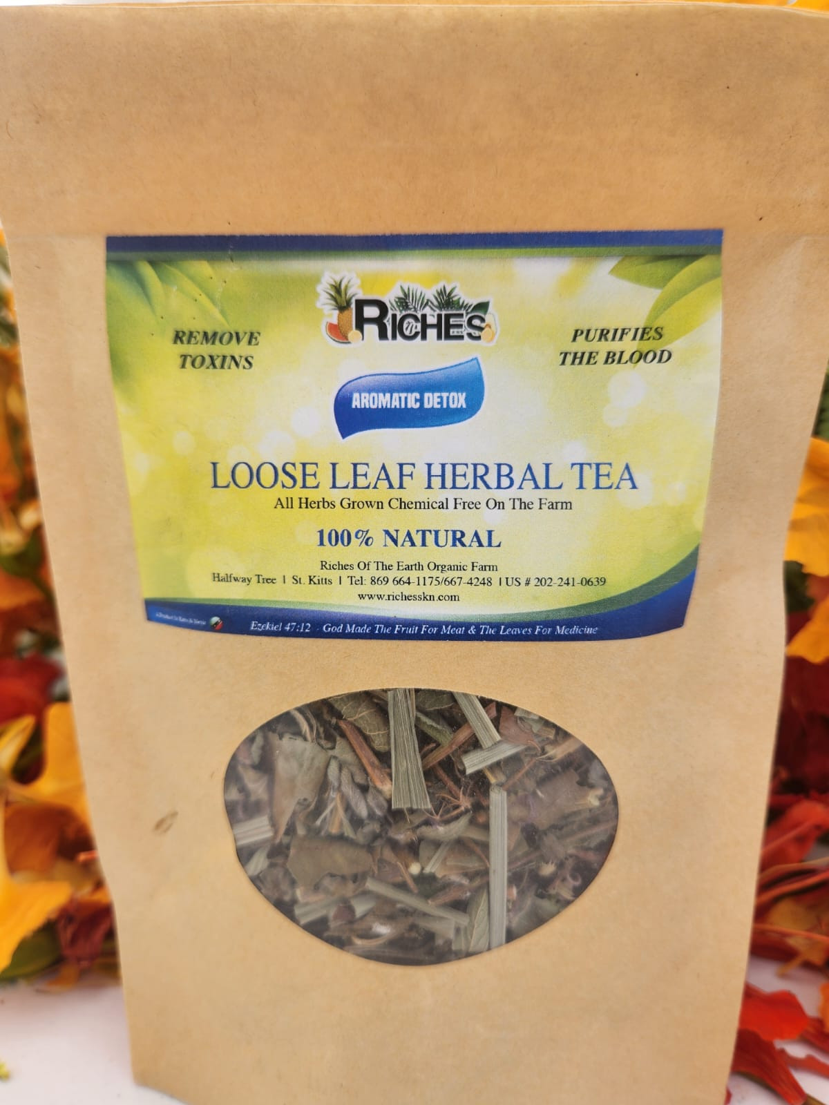 Chemical Free Aromatic Detox Herbal Tea, 20g