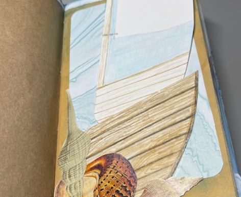 Art Junk Journal - Ocean One - more Pocket pages