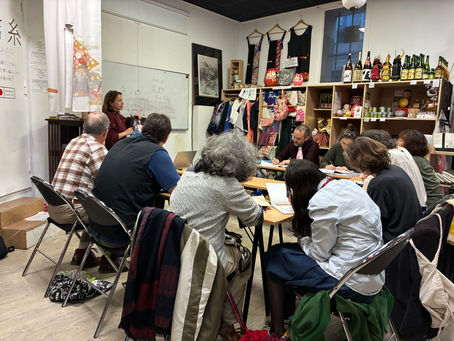 2024.02.25 世界と繋がる十割蕎麦打ちチャレンジ　フランスマルセイユ日本語学校にて