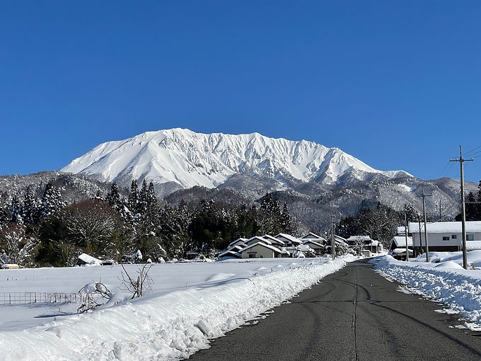 奥大山の雪景色