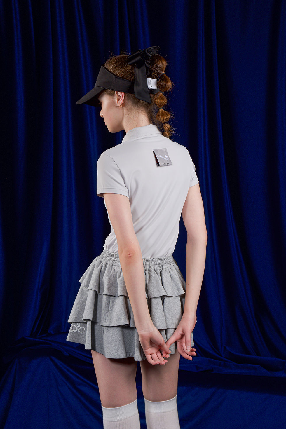 Thumbnail: 飘旗徽标修身POLO衫 Logo-patch Polo Shirt