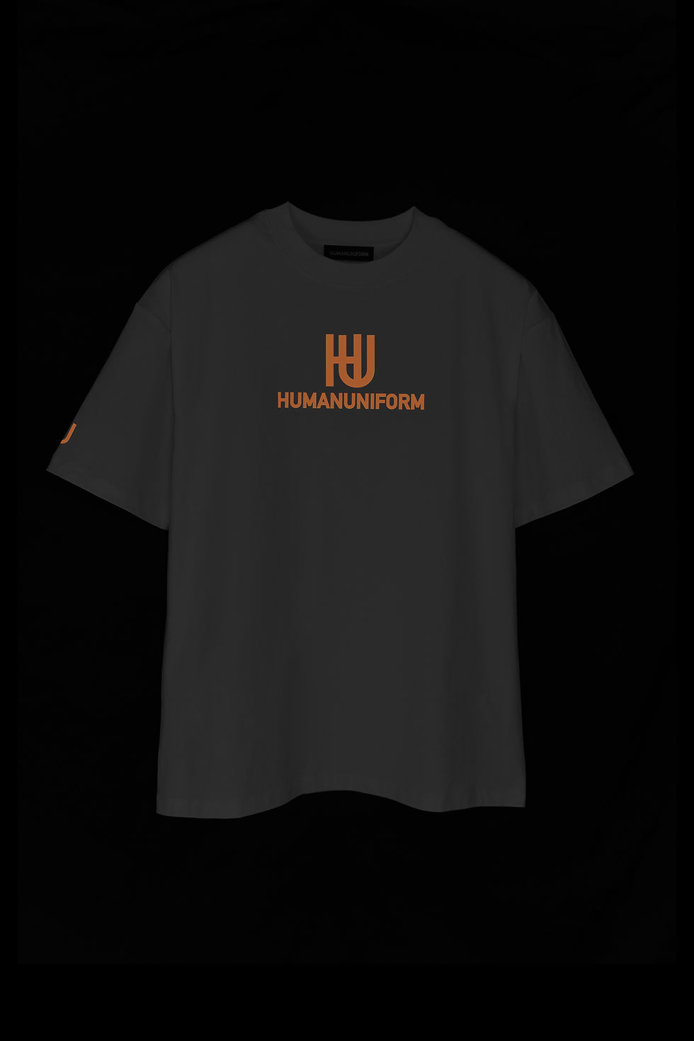 Thumbnail: HUMANUNIFORM 基本LOGO 夜光 中等剪裁T恤
