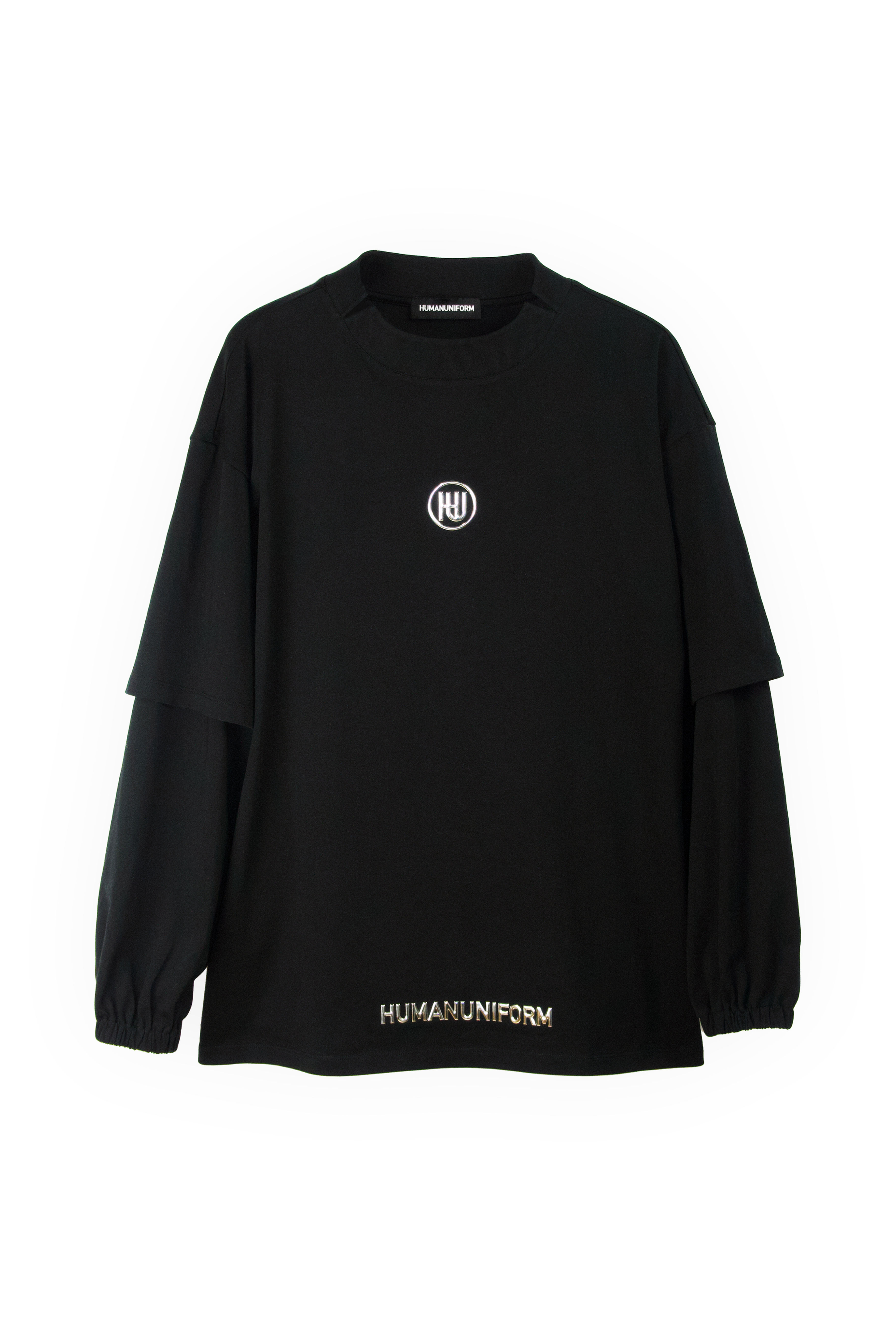 MACHETE裂纹印花分层式T Machete Cracked-print Layered T-shirt