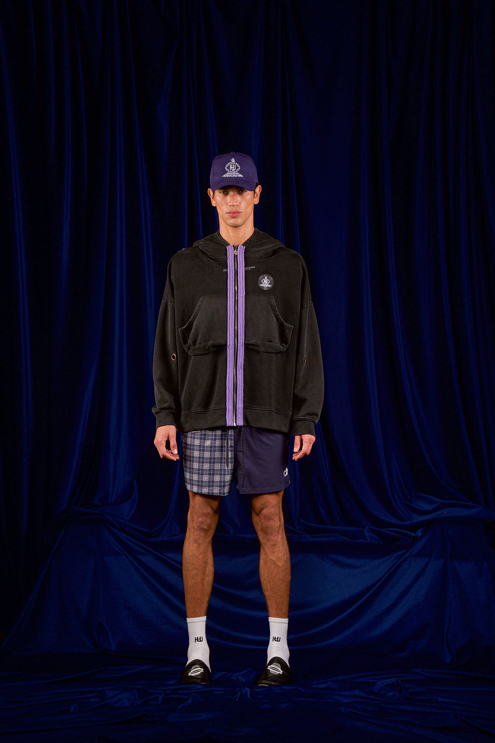 Thumbnail: SELECTED三拉链反光帽衫 Selected Triple Zipper Flash Logo Hoodie