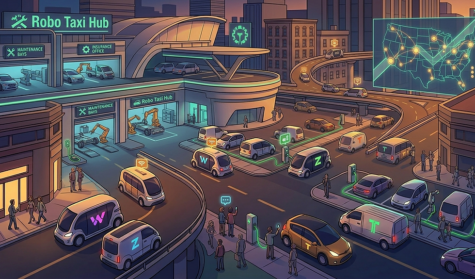 Robo Taxis and Other Driverless Vehicles