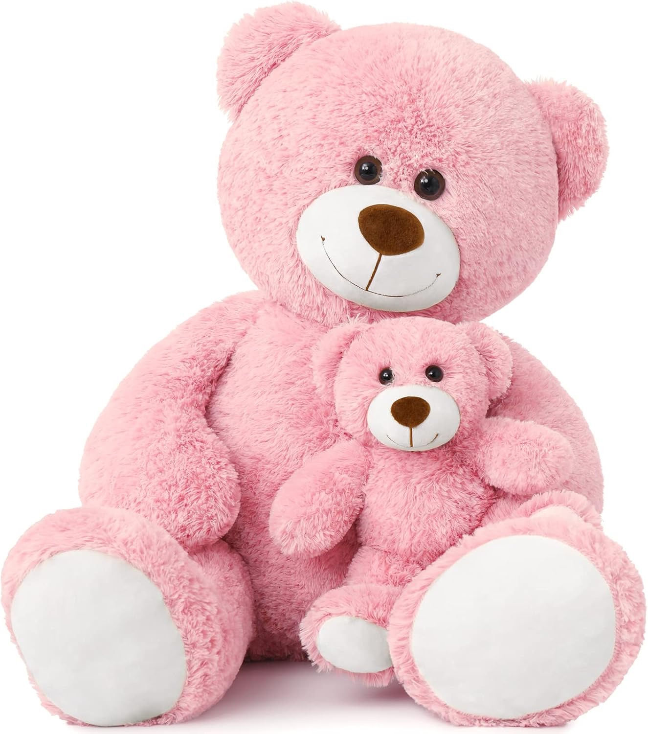 Pink Mama & Baby Teddy