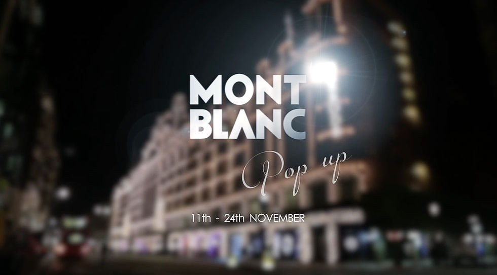 MONTBLANC POP UP