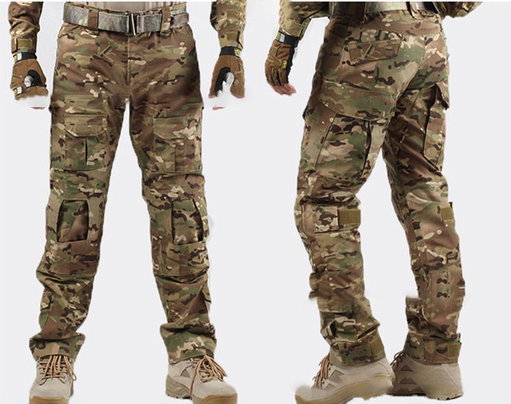 Thumbnail: Rugged Camouflage Tactical Trousers for Men