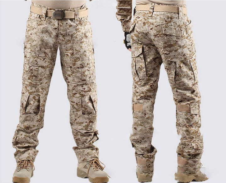Thumbnail: Rugged Camouflage Tactical Trousers for Men