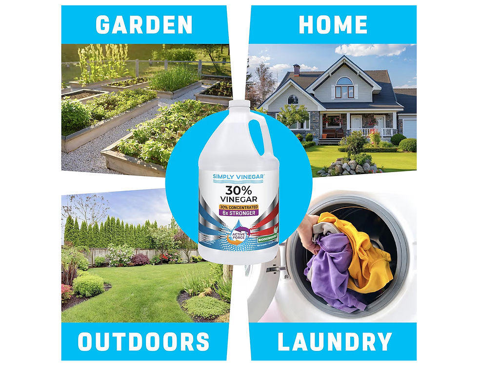 Thumbnail: 30% Vinegar – Pure Concentrated Active-Force Vinegar for Cleaning, Home, and Gar
