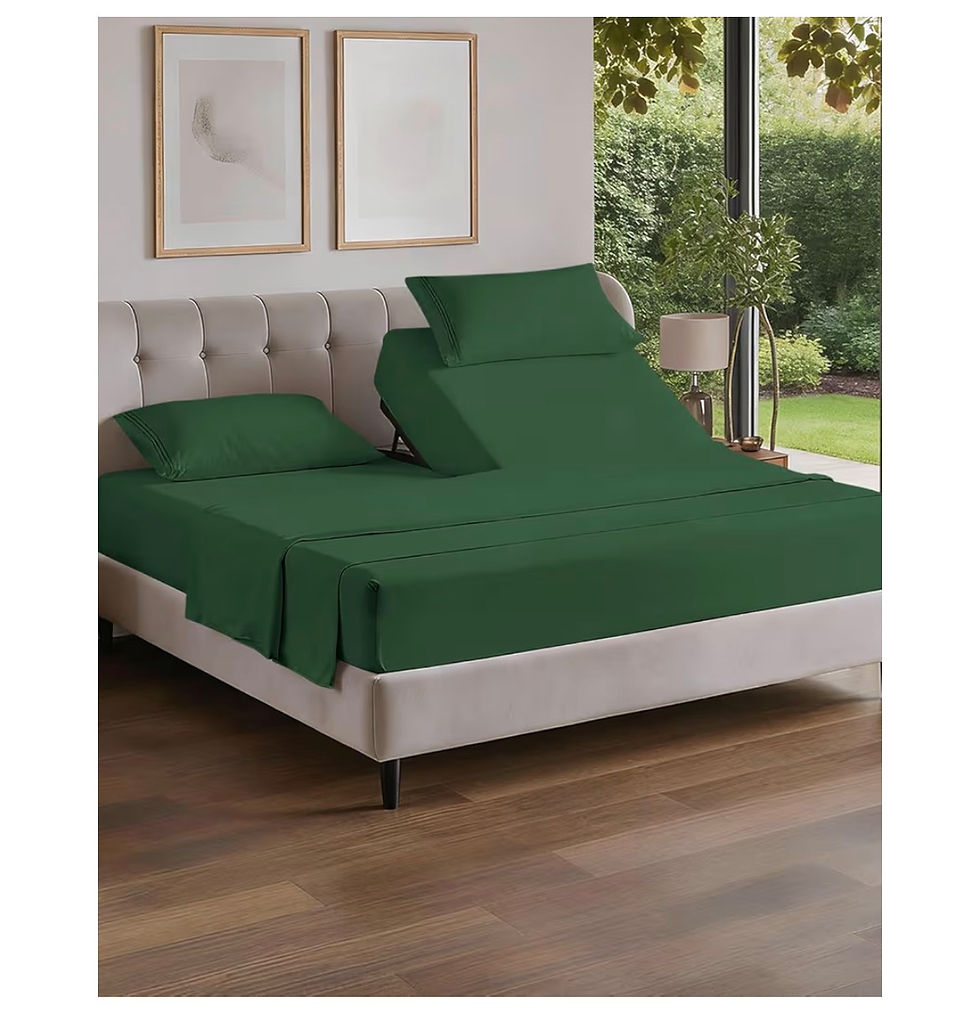 Thumbnail: Flex Top Split Head King 4 Piece Sheet Set - Comfy Breathable & Cooling Bed Shee