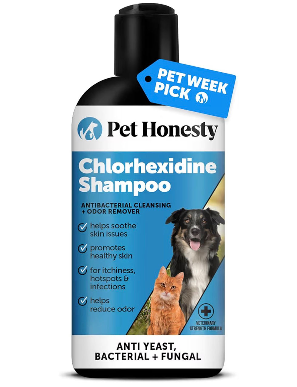 Thumbnail: Pet Honesty Chlorhexidine Cat & Dog Seasonal Itch Relief Shampoo, for Allergies,