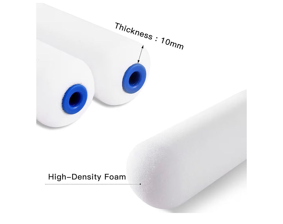 Thumbnail: Mister Rui Foam Paint Roller - Small Paint Roller, Mini Paint Roller & Paint Rol