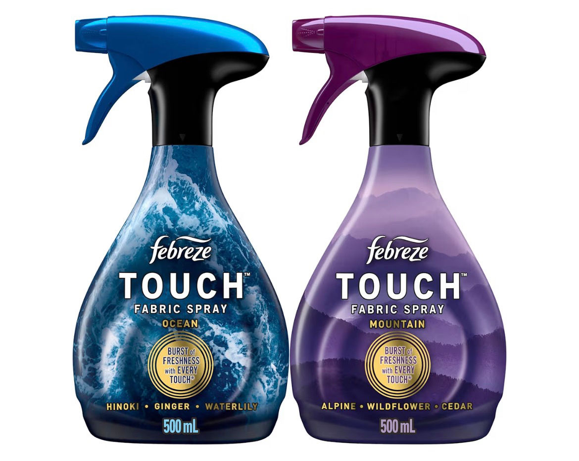 Febreze Touch Fabric Spray, Air Freshener, Odor-Fighting Fabric Refresher, Couch