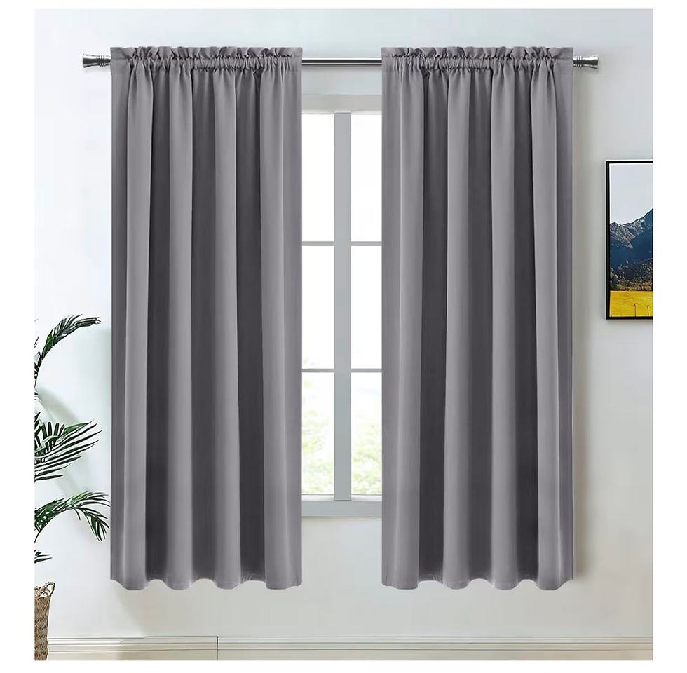 Thumbnail: DWCN Blackout Curtains – Thermal Insulated, Energy Saving & Noise Reducing Bedro