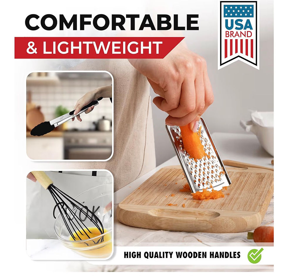 Thumbnail: Kaluns 50 PCS Silicone Kitchen Utensils Set Complete Kitchen Set - 800°F Heat Re