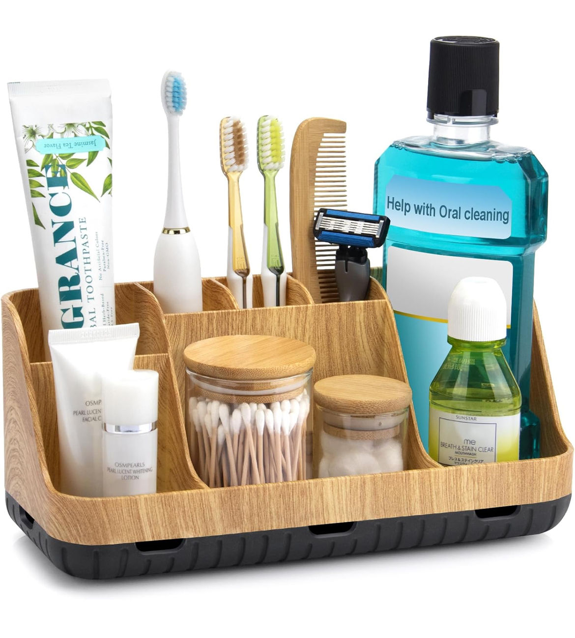 Bathroom Organizers and Storage - Detachable 7 Slots Kids Electric Toothbrush an