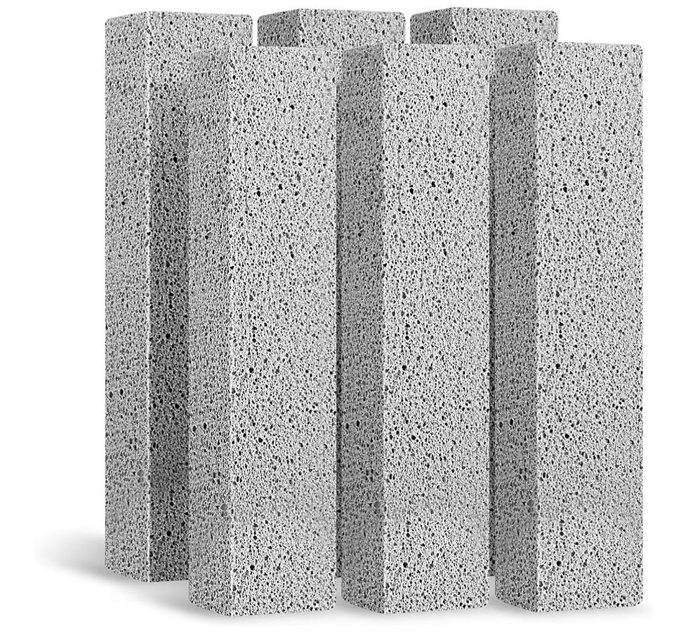 Thumbnail: 6Pack Pumice Stone for Toilet Cleaning Bowl Stick,Powerfully Cleans Hard Water R