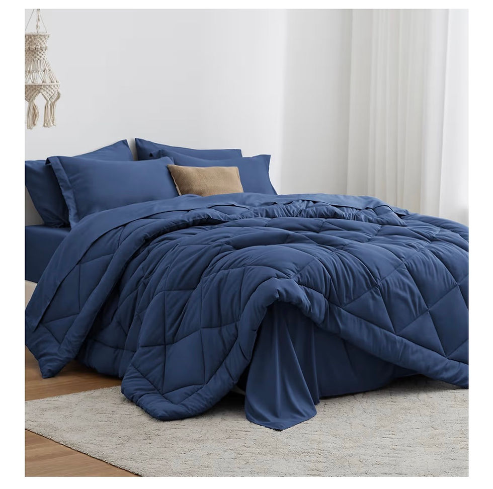 Thumbnail: Love's cabin Comforter Set 7 Pieces Full Bed in a Bag, All Seaso