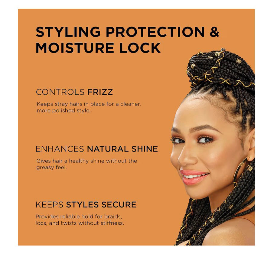 Thumbnail: African Pride Black Castor Miracle Extra Hold Braid, Loc, Twist Gel - Extreme Ho