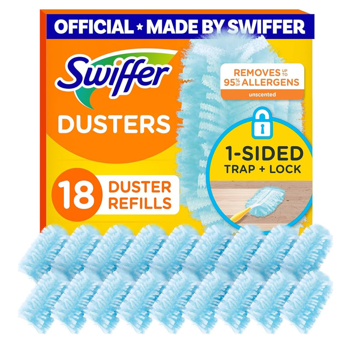 Swiffer Dusters Refill for Cleaning, Made by SWIFFER, Feather & Microfiber Duste