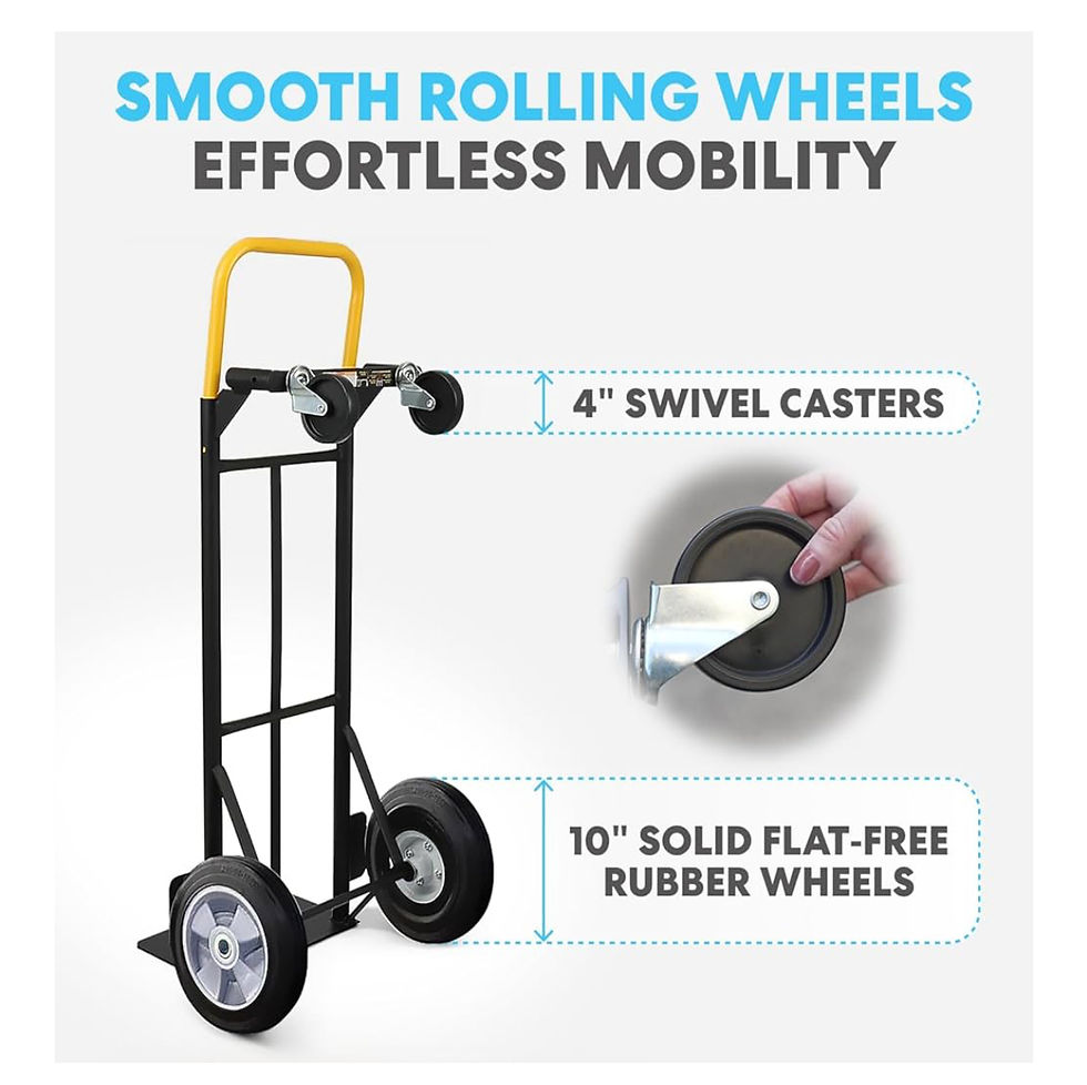 Thumbnail: SIMPLI-Magic 2 in 1 Convertible Hand Truck and Dolly, 800LBS – Heavy-Duty Moving
