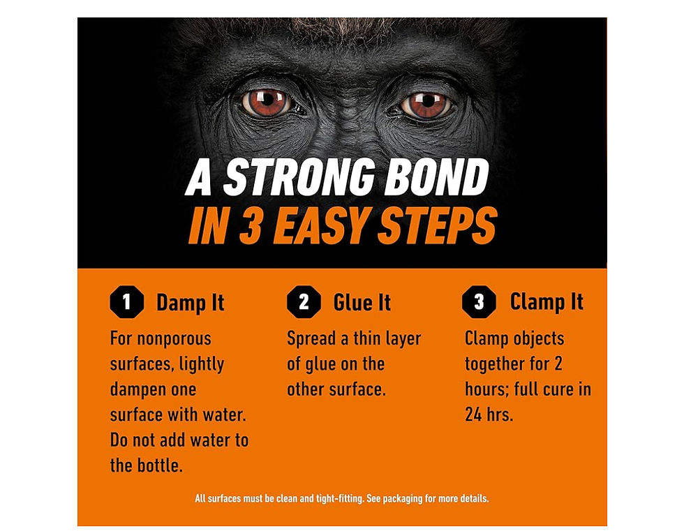 Thumbnail: Gorilla Original Gorilla Glue, Brown, Waterproof Polyurethane Glue, 8 Ounce (Pac