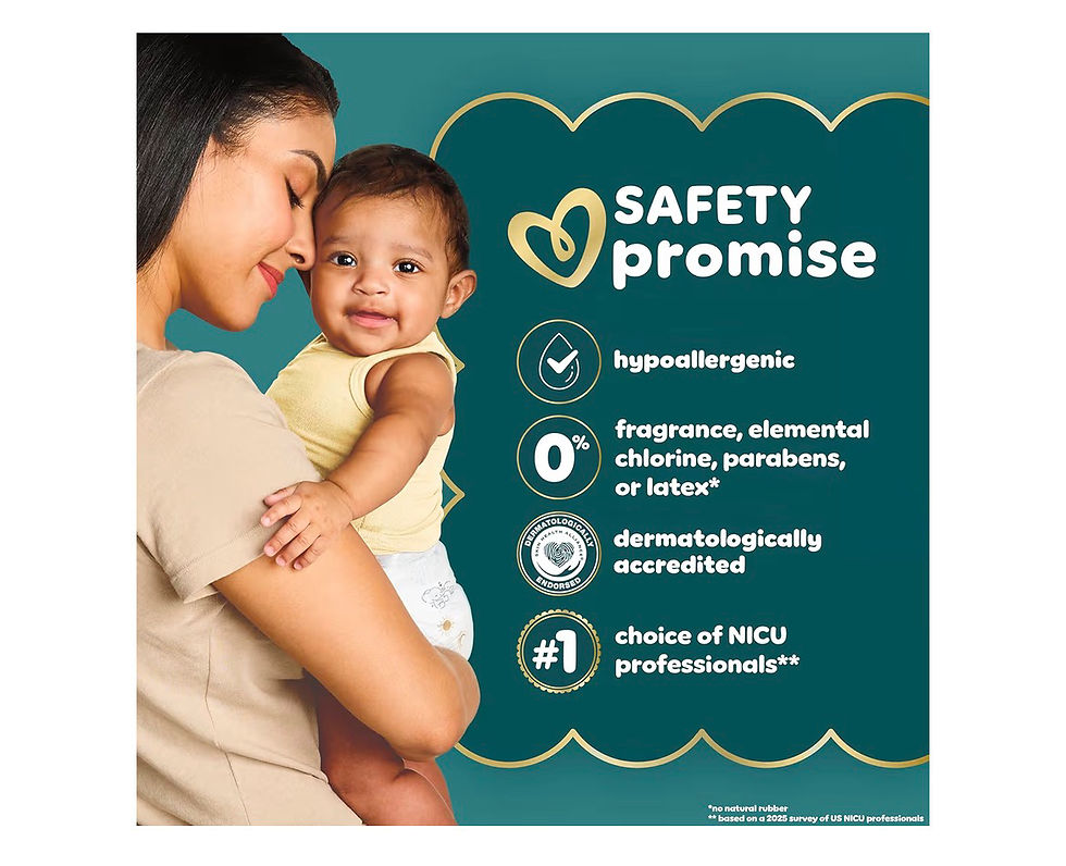 Thumbnail: Pampers Gift Set, Disposable Diapers, Sensitive Wipes, & Milestone Gifts