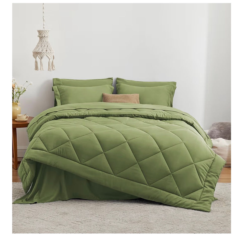 Thumbnail: Love's cabin Comforter Set 7 Pieces Full Bed in a Bag, All Seaso