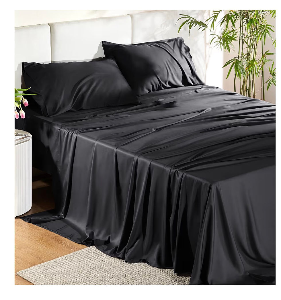 Thumbnail: Bedsure Sheet Set, Cooling Sheets Bed Set, Rayon Derived fr