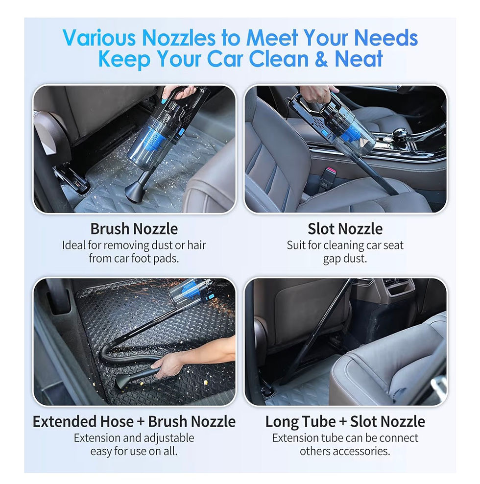 Thumbnail: 17pcs Car Detailing Kit Interior Cleaner, Car Interior Cleaning Kit with Handhel