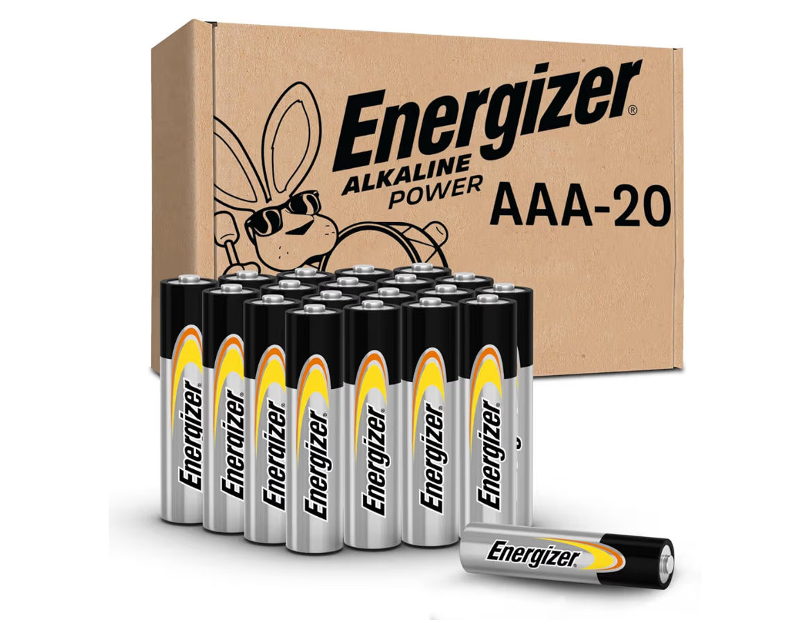 Energizer Alkaline Power AAA Batteries (20 Pack), Long-Lasting Triple A Batterie