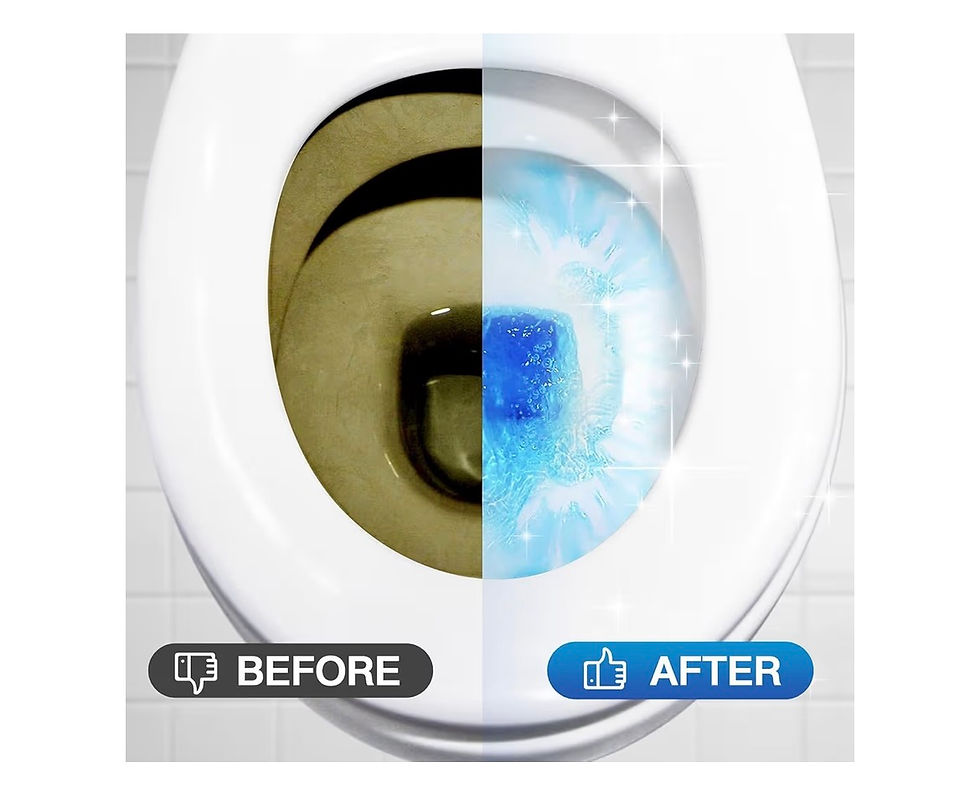 Thumbnail: Vacplus Automatic Toilet Bowl Cleaner Tablets, Bathroom Toilet Tank Cleaner (12 