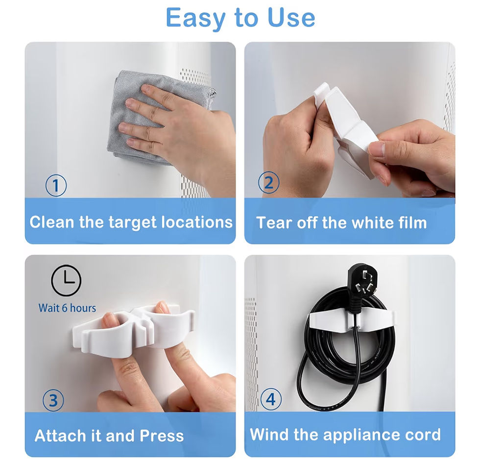Thumbnail: Cord Organizer for Appliances, 8 Pack Upgraded Kitchen Appliance Cord Organizer 