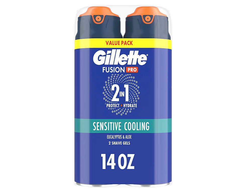 Thumbnail: Gillette PRO Shaving Gel For Men Cools To Soothe Skin And Hydrates Facial Hair, 