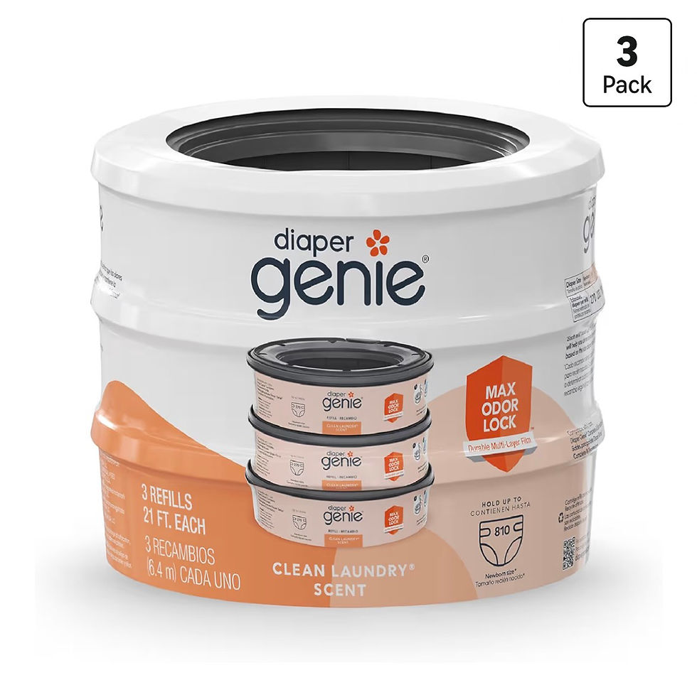 Thumbnail: Diaper Genie Bags Refills 270 Count (Pack of 3) Clean Laundry Scent | Diaper Pai