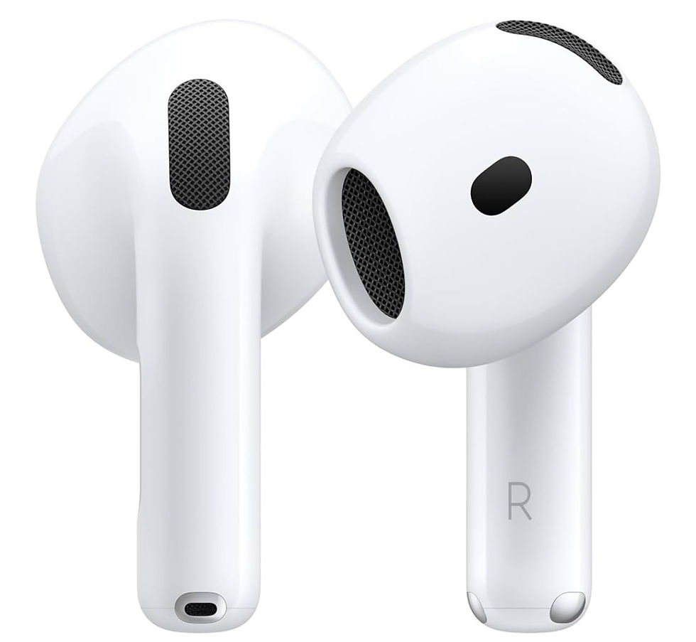 Thumbnail: Apple AirPods 4 Wireless Earbuds, Bluetooth Headphones, Personalized Spatial Aud