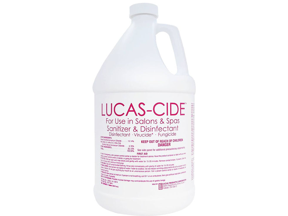 LUCAS-CIDE Salon and Spa Disinfectant Multipurpose Surface Sanitizer, Hospital G